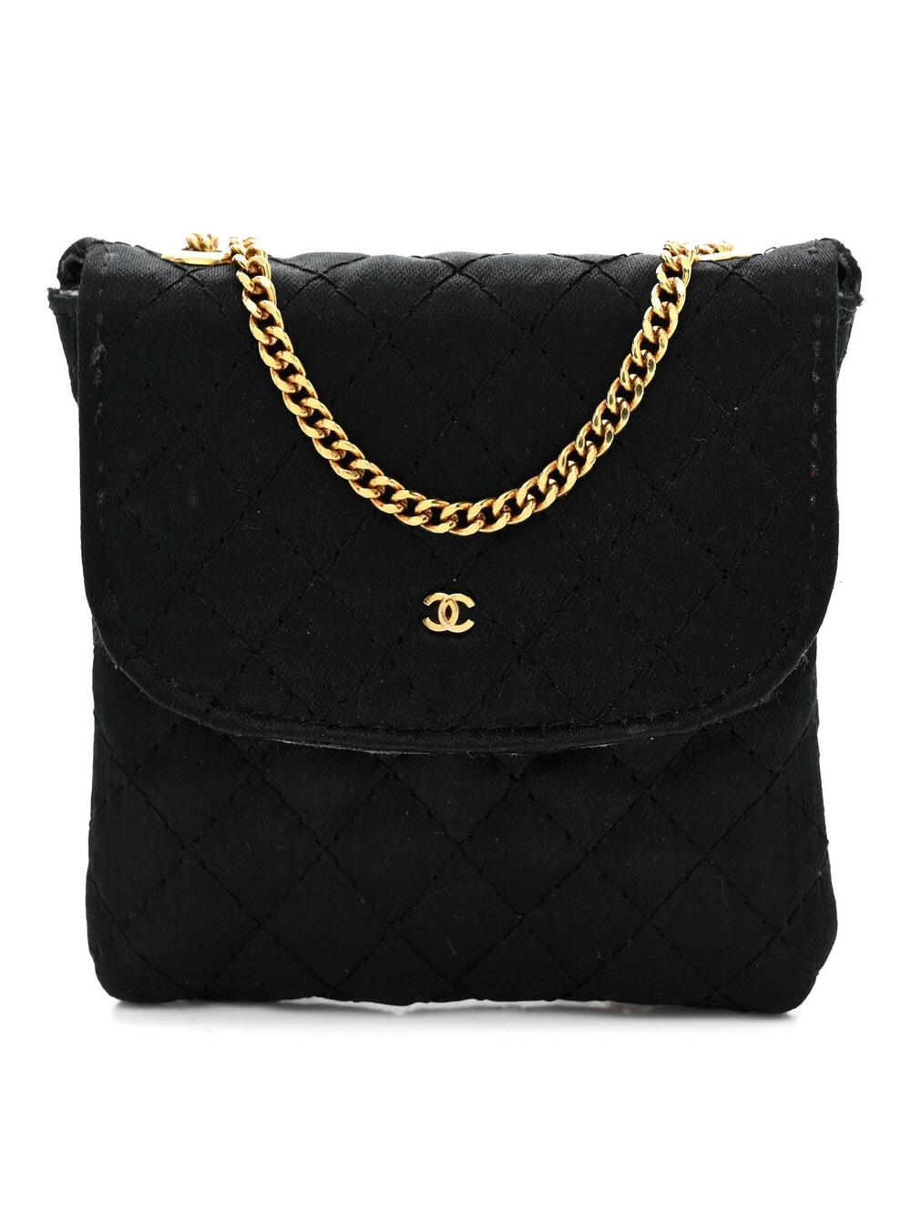 Chanel Jersey Quilted Micro Flap Bag #258353C55B